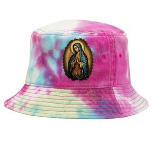 Our Lady Virgen De Guadalupe Virgin Mary Catholic Saint Art Tie-Dyed Bucket Hat