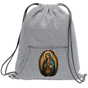 Our Lady Virgen De Guadalupe Virgin Mary Catholic Saint Art Sweatshirt Cinch Pack Bag