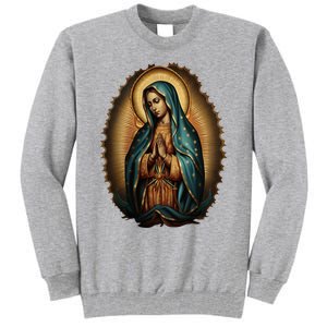 Our Lady Virgen De Guadalupe Virgin Mary Catholic Saint Art Tall Sweatshirt