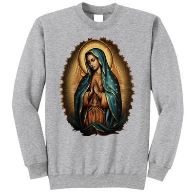 Our Lady Virgen De Guadalupe Virgin Mary Catholic Saint Art Tall Sweatshirt