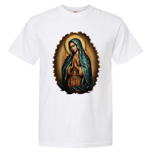 Our Lady Virgen De Guadalupe Virgin Mary Catholic Saint Art Garment-Dyed Heavyweight T-Shirt