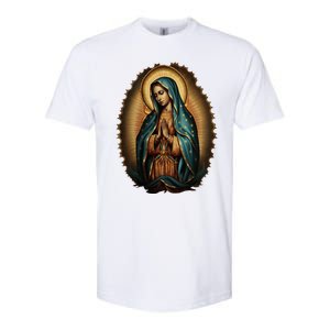 Our Lady Virgen De Guadalupe Virgin Mary Catholic Saint Art Softstyle CVC T-Shirt