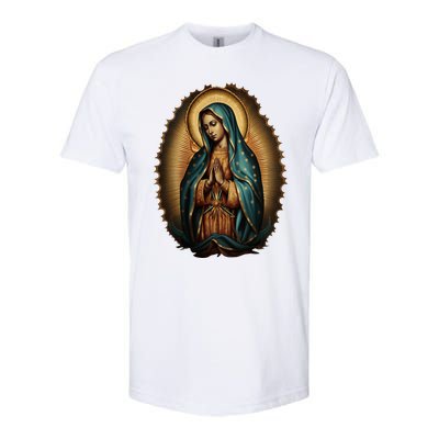 Our Lady Virgen De Guadalupe Virgin Mary Catholic Saint Art Softstyle® CVC T-Shirt