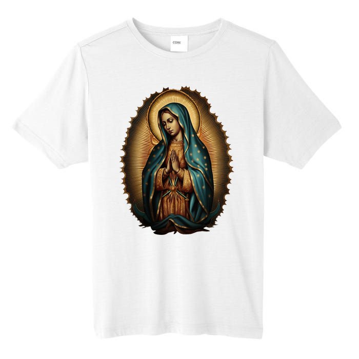 Our Lady Virgen De Guadalupe Virgin Mary Catholic Saint Art Tall Fusion ChromaSoft Performance T-Shirt