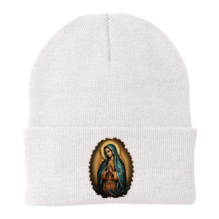 Our Lady Virgen De Guadalupe Virgin Mary Catholic Saint Art Knit Cap Winter Beanie