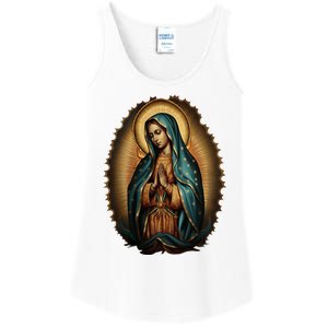 Our Lady Virgen De Guadalupe Virgin Mary Catholic Saint Art Ladies Essential Tank