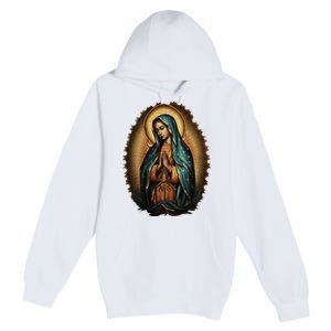 Our Lady Virgen De Guadalupe Virgin Mary Catholic Saint Art Premium Pullover Hoodie