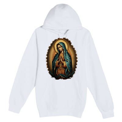 Our Lady Virgen De Guadalupe Virgin Mary Catholic Saint Art Premium Pullover Hoodie