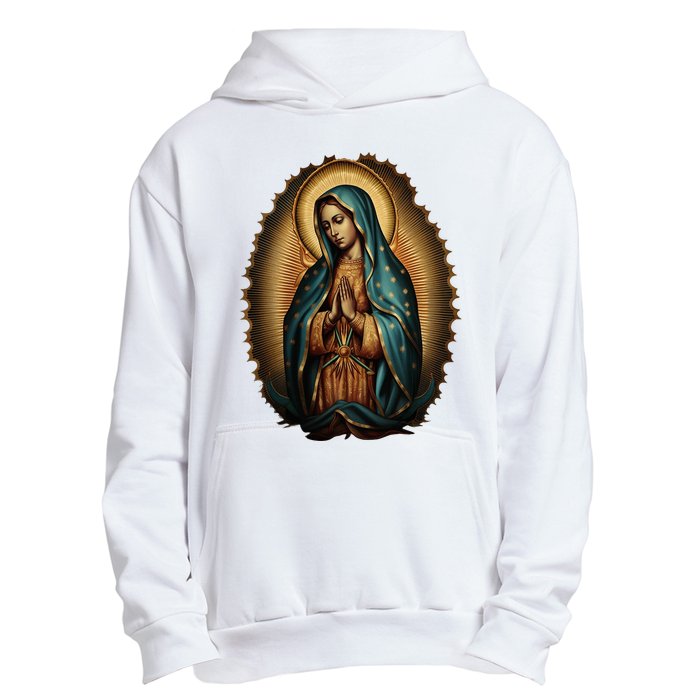 Our Lady Virgen De Guadalupe Virgin Mary Catholic Saint Art Urban Pullover Hoodie