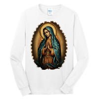 Our Lady Virgen De Guadalupe Virgin Mary Catholic Saint Art Tall Long Sleeve T-Shirt