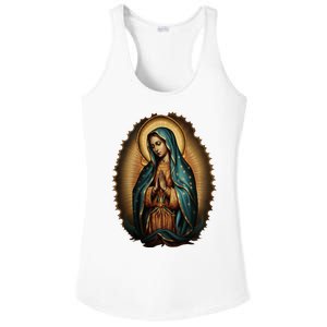 Our Lady Virgen De Guadalupe Virgin Mary Catholic Saint Art Ladies PosiCharge Competitor Racerback Tank