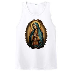 Our Lady Virgen De Guadalupe Virgin Mary Catholic Saint Art PosiCharge Competitor Tank