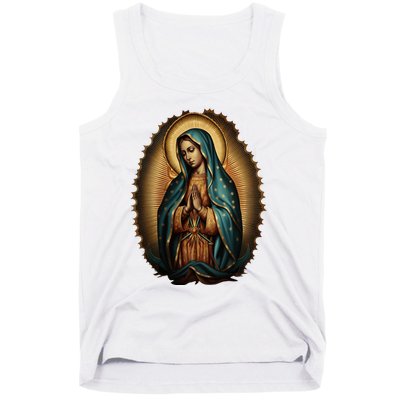 Our Lady Virgen De Guadalupe Virgin Mary Catholic Saint Art Tank Top