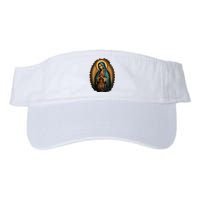 Our Lady Virgen De Guadalupe Virgin Mary Catholic Saint Art Valucap Bio-Washed Visor