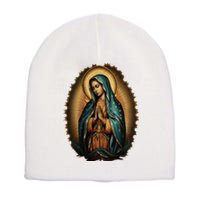 Our Lady Virgen De Guadalupe Virgin Mary Catholic Saint Art Short Acrylic Beanie