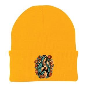 Our Lady Virgen De Guadalupe Virgin Mary Catholic Saint Art Knit Cap Winter Beanie