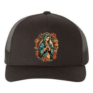 Our Lady Virgen De Guadalupe Virgin Mary Catholic Saint Art Yupoong Adult 5-Panel Trucker Hat