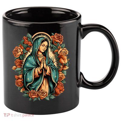 Our Lady Virgen De Guadalupe Virgin Mary Catholic Saint Art 11oz C Handle Ceramic Mug