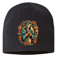 Our Lady Virgen De Guadalupe Virgin Mary Catholic Saint Art Sustainable Beanie