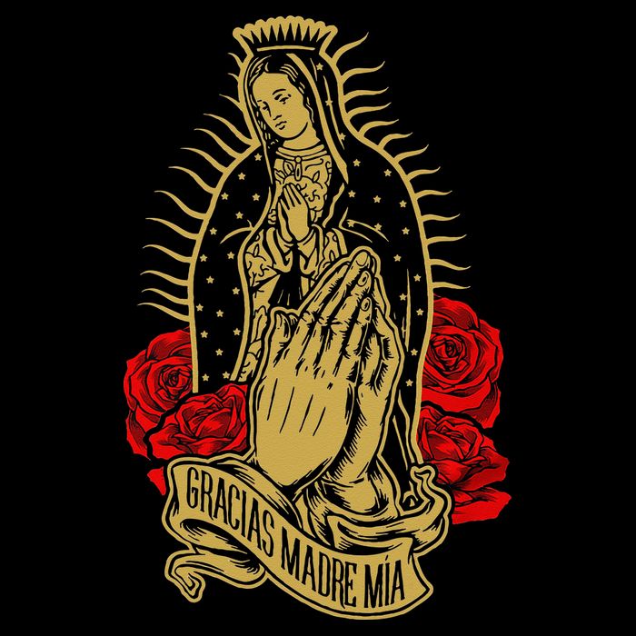 Our Lady Virgen De Guadalupe Virgin Mary Gracias Madre Mía Cooling Performance Crew T-Shirt
