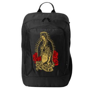 Our Lady Virgen De Guadalupe Virgin Mary Gracias Madre Mía City Backpack