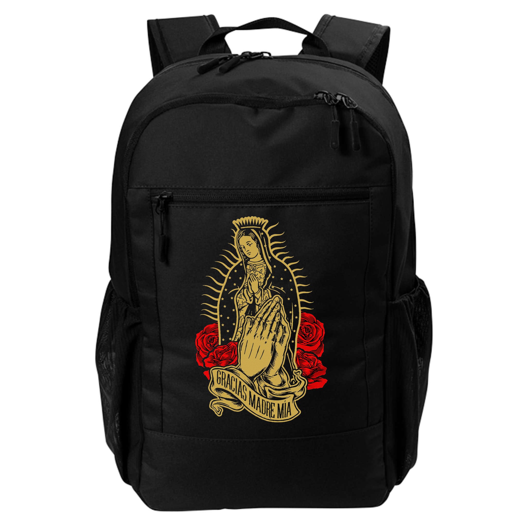 Our Lady Virgen De Guadalupe Virgin Mary Gracias Madre Mía Backpack