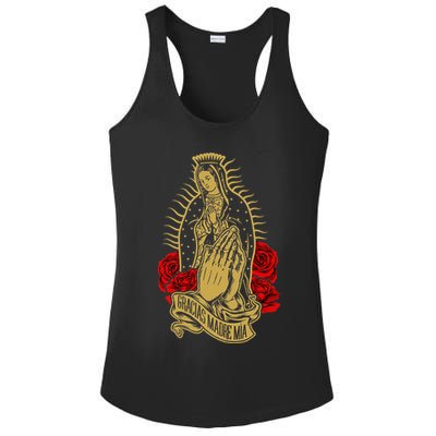 Our Lady Virgen De Guadalupe Virgin Mary Gracias Madre Mía Ladies PosiCharge Competitor Racerback Tank
