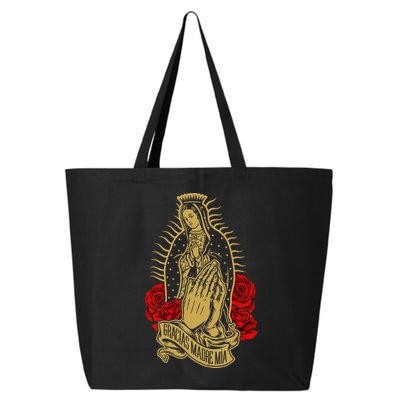 Our Lady Virgen De Guadalupe Virgin Mary Gracias Madre Mía 25L Jumbo Tote