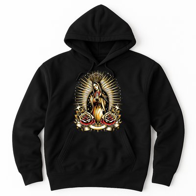 Our Lady Virgen De Guadalupe Virgin Mary Catholic Saint Art Hoodie