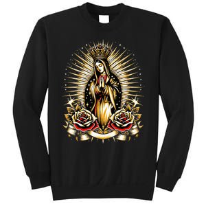 Our Lady Virgen De Guadalupe Virgin Mary Catholic Saint Art Sweatshirt