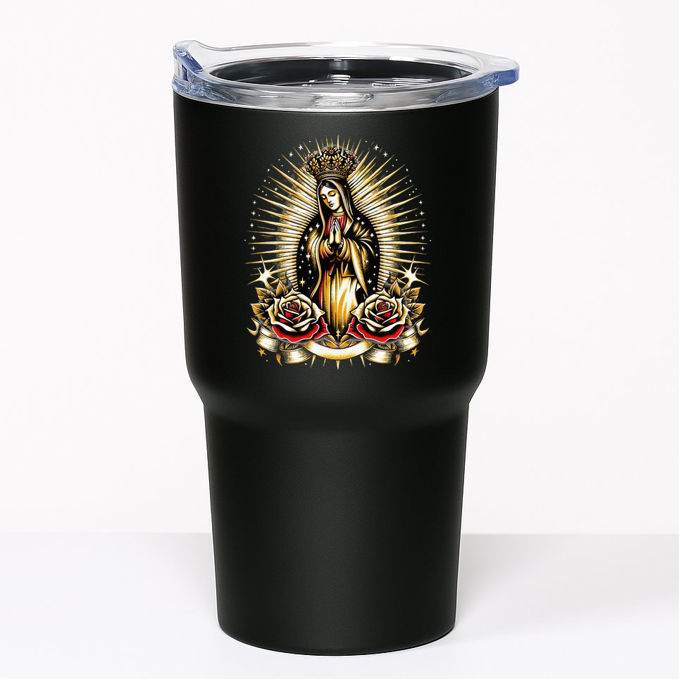 Our Lady Virgen De Guadalupe Virgin Mary Catholic Saint Art Tumbler