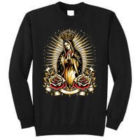 Our Lady Virgen De Guadalupe Virgin Mary Catholic Saint Art Tall Sweatshirt