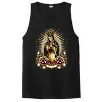 Our Lady Virgen De Guadalupe Virgin Mary Catholic Saint Art PosiCharge Competitor Tank