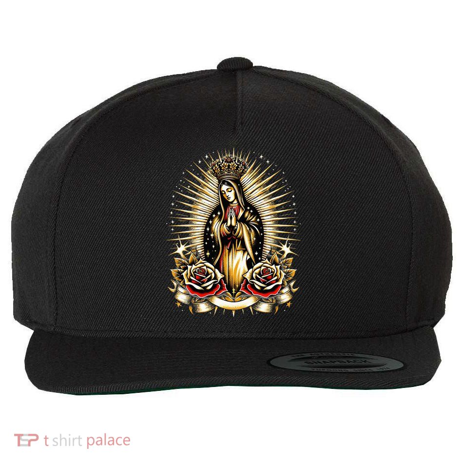 Our Lady Virgen De Guadalupe Virgin Mary Catholic Saint Art Wool Snapback Cap