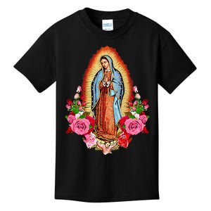 Our Lady Virgen De Guadalupe Virgin Mary Gracias Madre Mía Kids T-Shirt