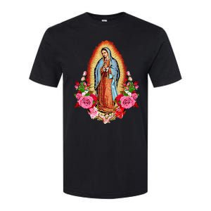 Our Lady Virgen De Guadalupe Virgin Mary Gracias Madre Mía Softstyle® CVC T-Shirt