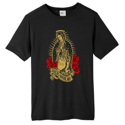 Our Lady Virgen De Guadalupe Virgin Mary Gracias Madre Mía  Tall Fusion ChromaSoft Performance T-Shirt