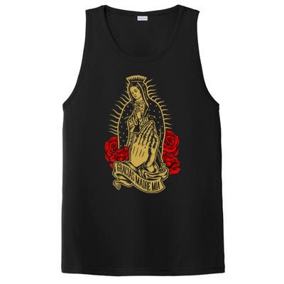 Our Lady Virgen De Guadalupe Virgin Mary Gracias Madre Mía  PosiCharge Competitor Tank