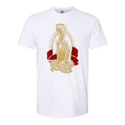 Our Lady Virgen De Guadalupe Virgin Mary Gracias Madre Mía  Softstyle® CVC T-Shirt