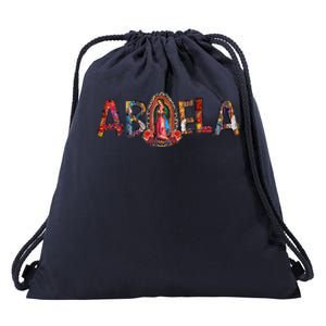 Our Lady Virgen De Guadalupe Abuela Latina Mexican Drawstring Bag