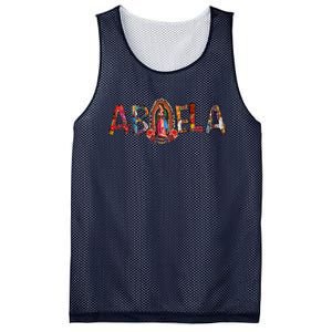 Our Lady Virgen De Guadalupe Abuela Latina Mexican Mesh Reversible Basketball Jersey Tank