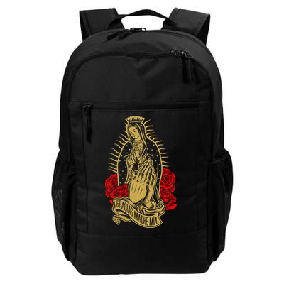 Our Lady Virgen De Guadalupe Virgin Mary Gracias Madre Mía  Backpack
