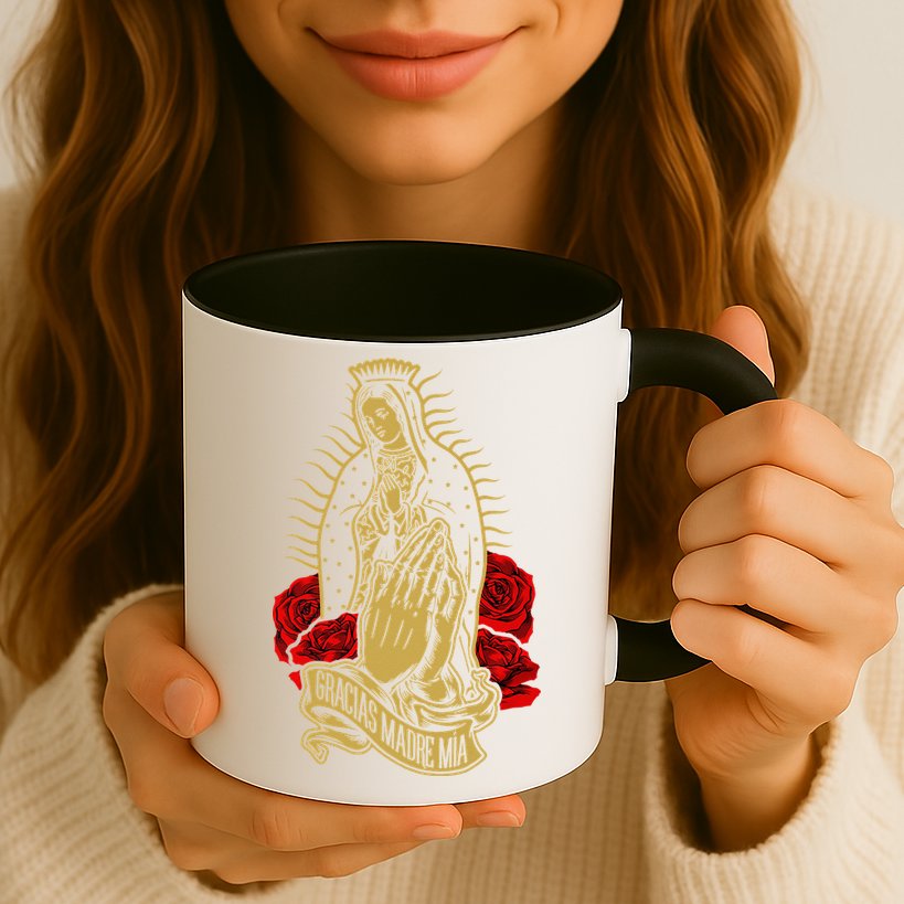 Our Lady Virgen De Guadalupe Virgin Mary Gracias Madre Mía  Mug