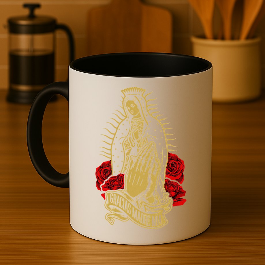 Our Lady Virgen De Guadalupe Virgin Mary Gracias Madre Mía  Mug