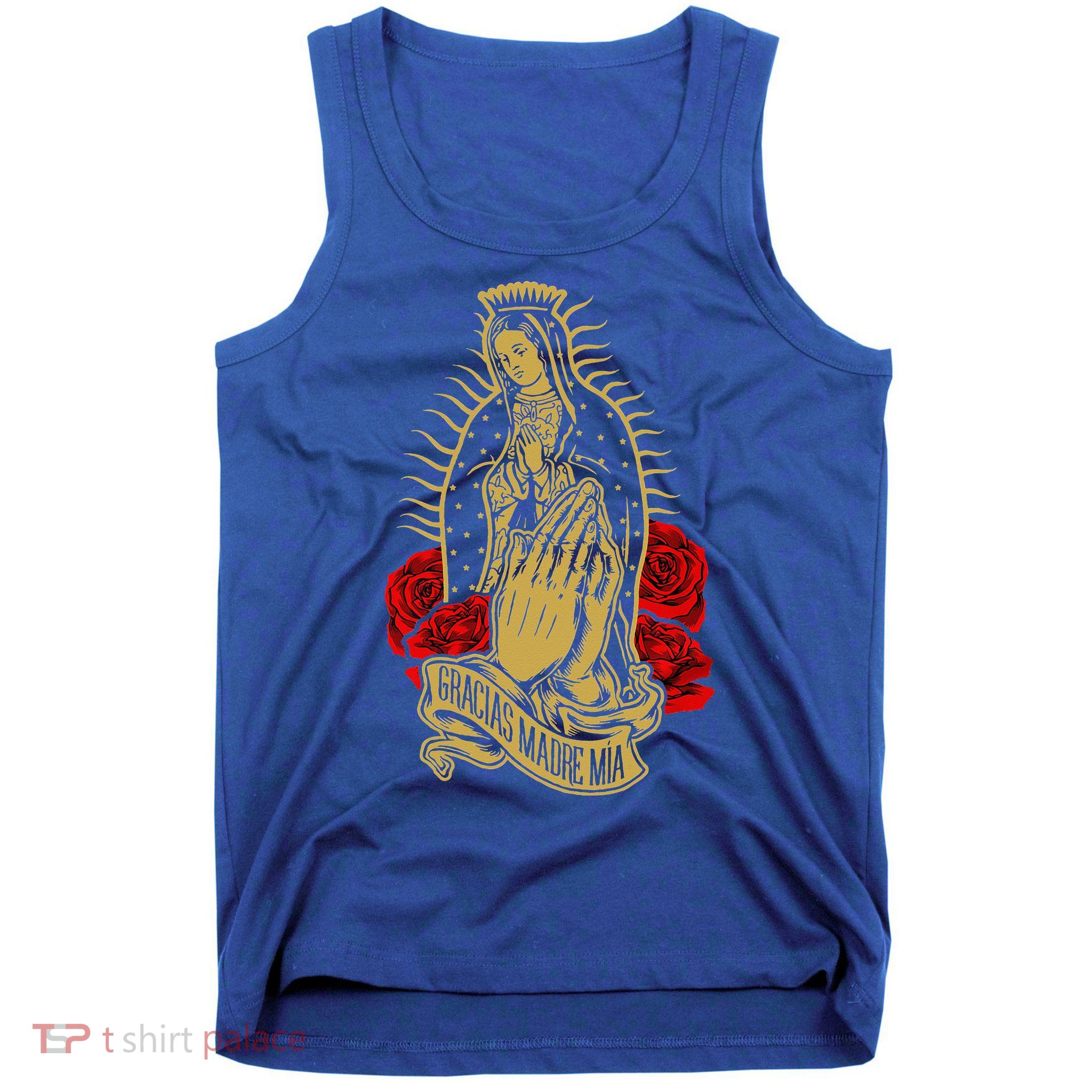 Our Lady Virgen De Guadalupe Virgin Mary Gracias Madre Mía  Tank Top