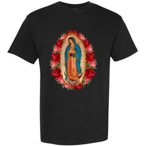 Our Lady Virgen De Guadalupe Virgin Mary Gracias Madre Garment-Dyed Heavyweight T-Shirt