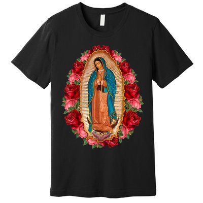 Our Lady Virgen De Guadalupe Virgin Mary Gracias Madre Premium T-Shirt