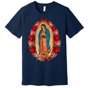 Our Lady Virgen De Guadalupe Virgin Mary Gracias Madre Premium T-Shirt