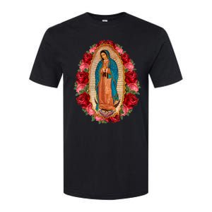 Our Lady Virgen De Guadalupe Virgin Mary Gracias Madre Softstyle CVC T-Shirt