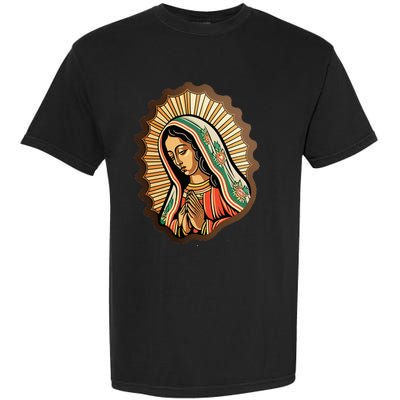 Our Lady Virgen De Guadalupe Mexico Religious Garment-Dyed Heavyweight T-Shirt